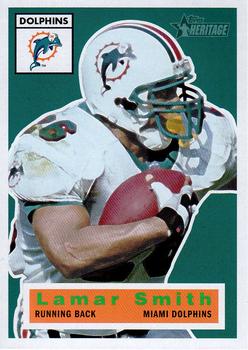 #44 Lamar Smith - Miami Dolphins - 2001 Topps Heritage Football