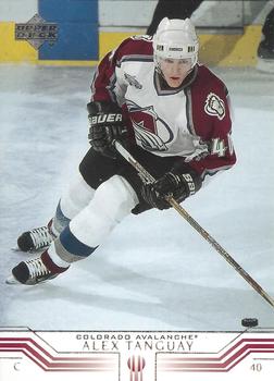 #44 Alex Tanguay - Colorado Avalanche - 2001-02 Upper Deck Hockey