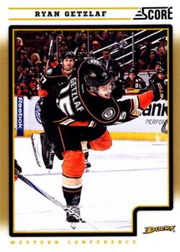 #44 Ryan Getzlaf - Anaheim Ducks - 2012-13 Score - Gold Rush Hockey