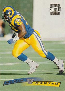 #44 Kevin Carter - St. Louis Rams - 1996 Stadium Club Football