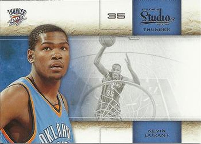 #44 Kevin Durant - Oklahoma City Thunder - 2009-10 Panini Studio Basketball