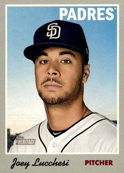 #44 Joey Lucchesi - San Diego Padres - 2019 Topps Heritage Baseball