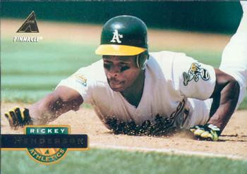 #450 Rickey Henderson - Oakland Athletics - 1994 Pinnacle Baseball