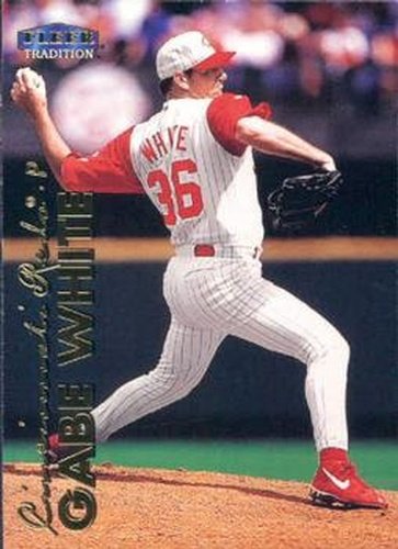 #450 Gabe White - Cincinnati Reds - 1999 Fleer Tradition Baseball