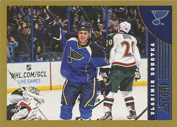 #450 Vladimir Sobotka - St. Louis Blues - 2013-14 Score - Gold Hockey