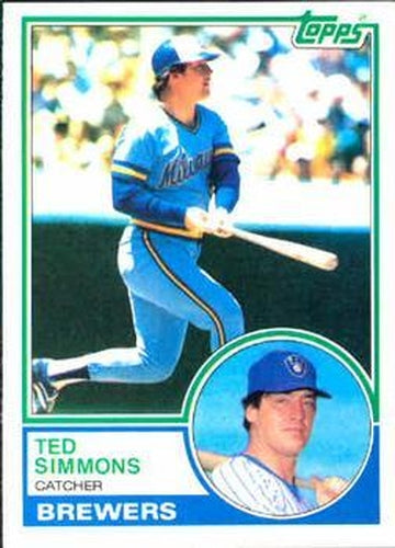 #450 Ted Simmons - Milwaukee Brewers - 1983 Topps Baseball