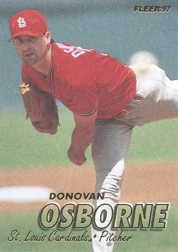 #450 Donovan Osborne - St. Louis Cardinals - 1997 Fleer Baseball