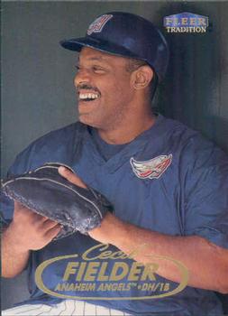 #451 Cecil Fielder - Anaheim Angels - 1998 Fleer Tradition Baseball