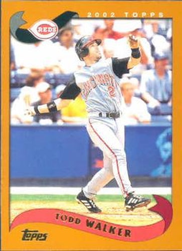 #451 Todd Walker - Cincinnati Reds - 2002 Topps Baseball