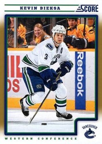 #451 Kevin Bieksa - Vancouver Canucks - 2012-13 Score - Gold Rush Hockey