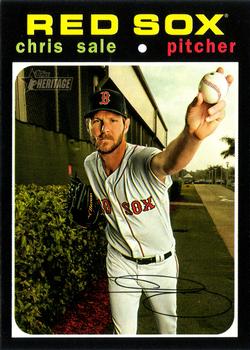 #451 Chris Sale - Boston Red Sox - 2020 Topps Heritage Baseball