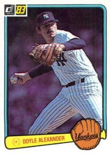 #451 Doyle Alexander - New York Yankees - 1983 Donruss Baseball