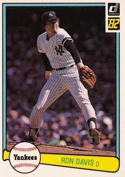#451 Ron Davis - New York Yankees - 1982 Donruss Baseball