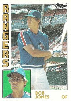 #451 Bob Jones - Texas Rangers - 1984 Topps Baseball