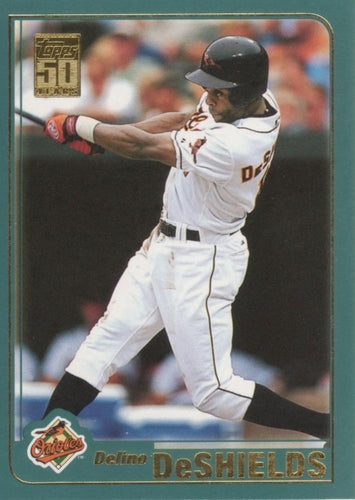 #451 Delino DeShields - Baltimore Orioles - 2001 Topps Baseball