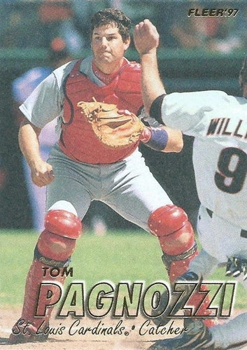 #451 Tom Pagnozzi - St. Louis Cardinals - 1997 Fleer Baseball