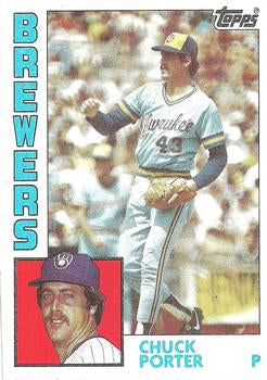 #452 Chuck Porter - Milwaukee Brewers - 1984 Topps Baseball