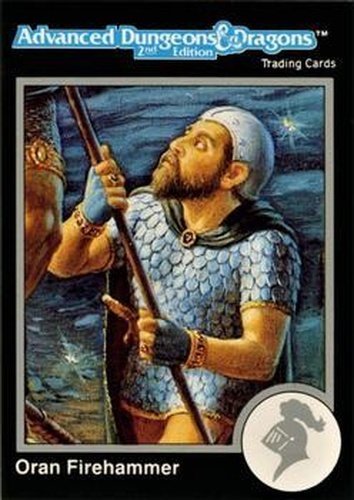 #452 Oran Firehammer - 1991 TSR Advanced Dungeons & Dragons - Silver