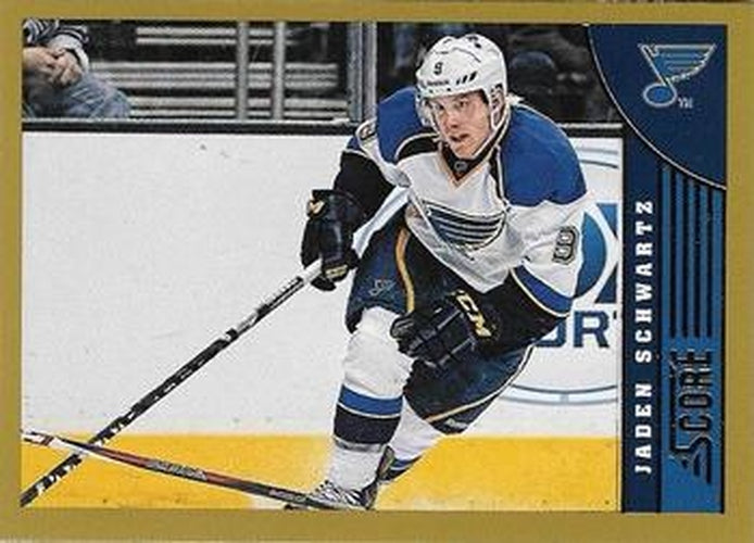 #452 Jaden Schwartz - St. Louis Blues - 2013-14 Score - Gold Hockey