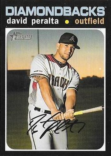 #452 David Peralta - Arizona Diamondbacks - 2020 Topps Heritage Baseball