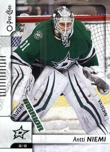 #452 Antti Niemi - Dallas Stars - 2017-18 O-Pee-Chee Hockey