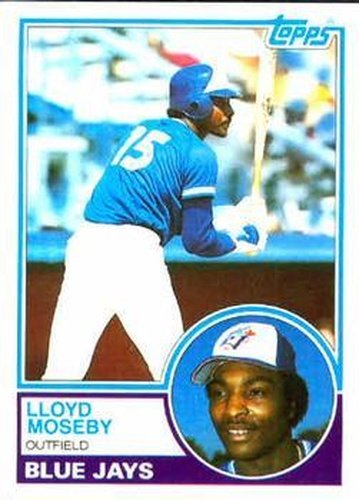 #452 Lloyd Moseby - Toronto Blue Jays - 1983 Topps Baseball