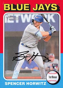 #452 Spencer Horwitz - Toronto Blue Jays - 2024 Topps Heritage Baseball