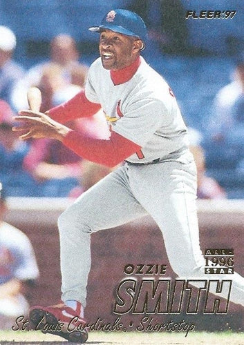 #452 Ozzie Smith - St. Louis Cardinals - 1997 Fleer Baseball