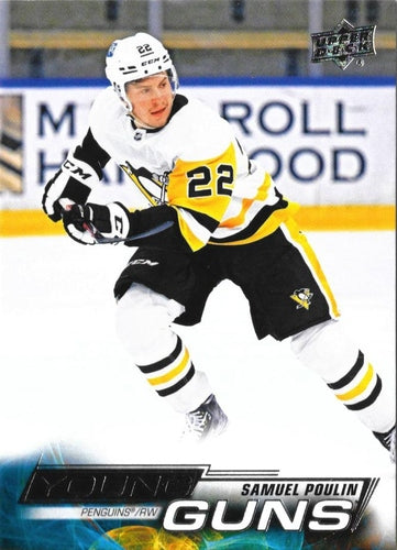 #453 Samuel Poulin - Pittsburgh Penguins - 2022-23 Upper Deck Hockey