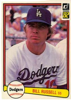 #453 Bill Russell - Los Angeles Dodgers - 1982 Donruss Baseball