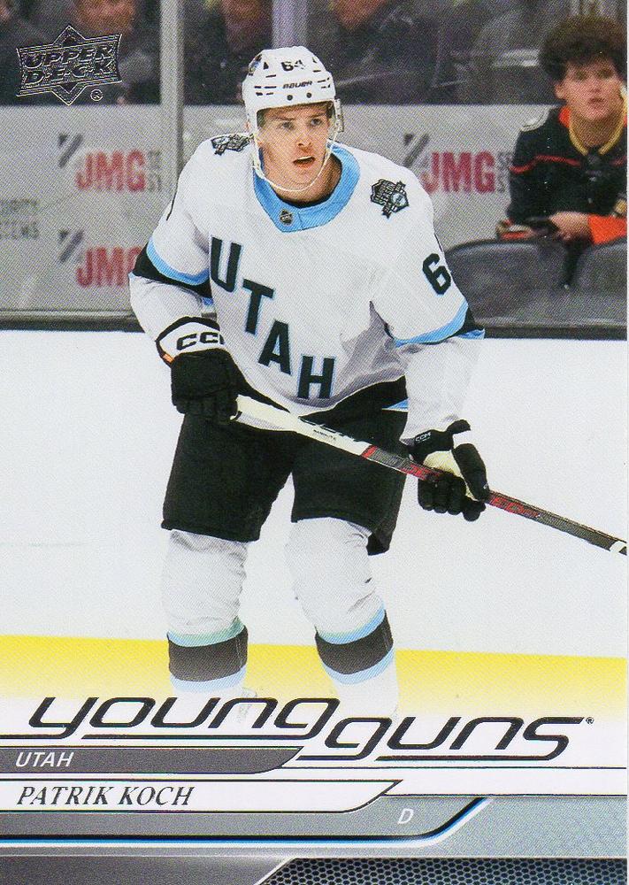 #453 Patrik Koch - Utah Hockeyub - 2024-25 Upper Deck Hockey
