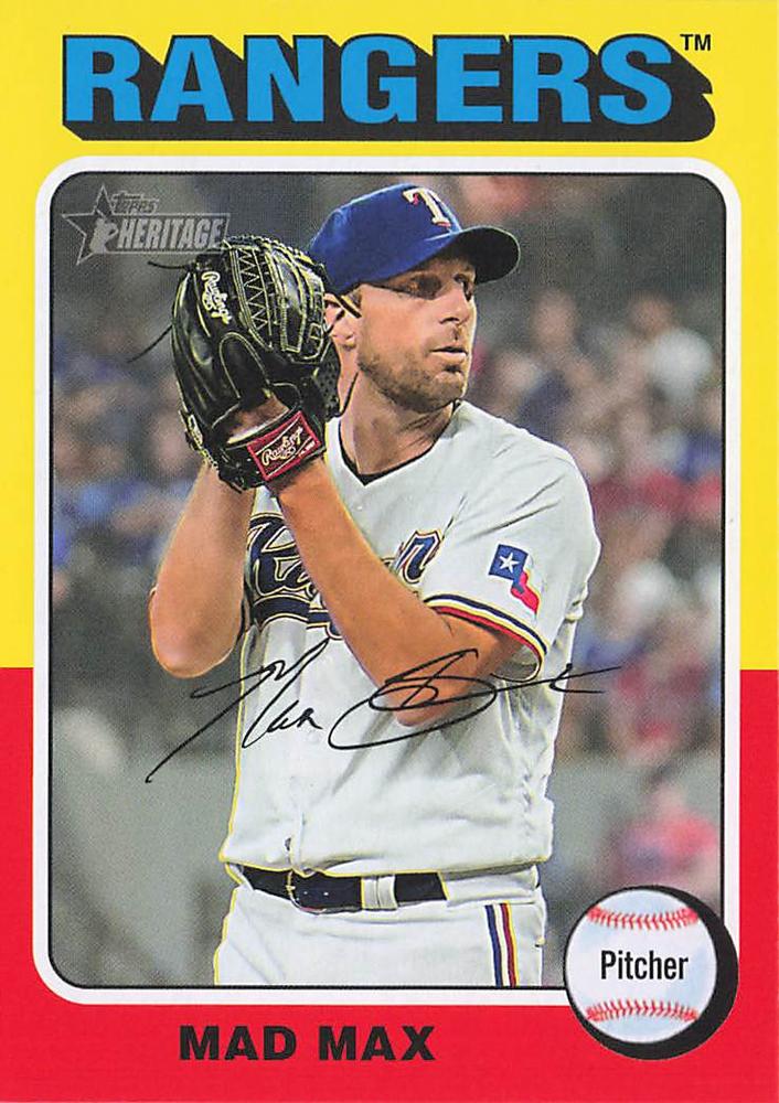 #453b Max Scherzer - Texas Rangers - 2024 Topps Heritage Baseball