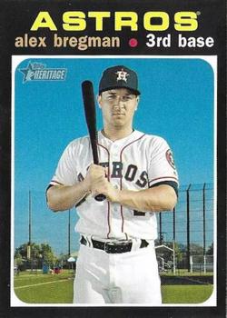 #453c Alex Bregman - Houston Astros - 2020 Topps Heritage Baseball
