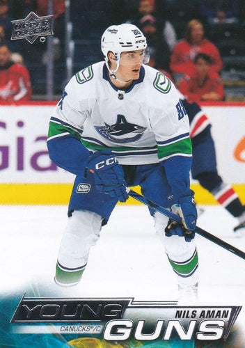 #454 Nils Aman - Vancouver Canucks - 2022-23 Upper Deck Hockey