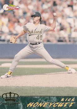 #454 Rick Honeycutt - Oakland Athletics - 1994 Pacific Baseball