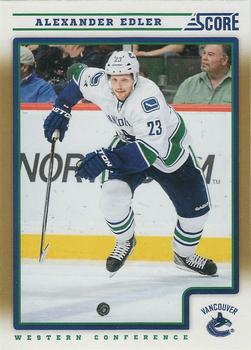 #454 Alexander Edler - Vancouver Canucks - 2012-13 Score - Gold Rush Hockey