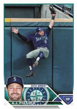 #454 A.J. Pollock - Seattle Mariners - 2023 Topps Baseball