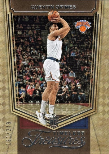 #454 Quentin Grimes - New York Knicks - 2021-22 Panini Chronicles Basketball