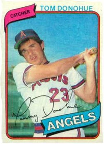 #454 Tom Donohue - California Angels - 1980 Topps Baseball