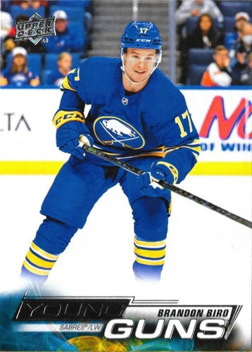 #455 Brandon Biro - Buffalo Sabres - 2022-23 Upper Deck Hockey