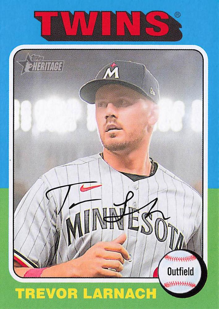 #455 Trevor Larnach - Minnesota Twins - 2024 Topps Heritage Baseball