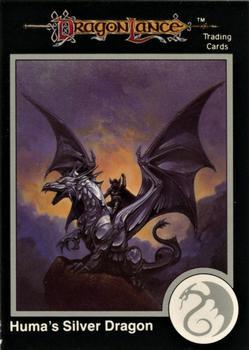 #455 Huma's Silver Dragon - 1991 TSR Advanced Dungeons & Dragons - Silver
