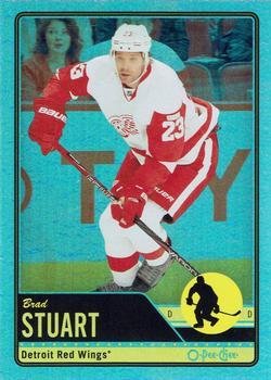 #455 Brad Stuart - Detroit Red Wings - 2012-13 O-Pee-Chee - Rainbow Hockey