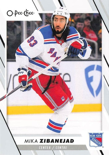 #455 Mika Zibanejad - New York Rangers - 2023-24 O-Pee-Chee Hockey