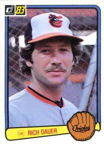 #455 Rich Dauer - Baltimore Orioles - 1983 Donruss Baseball