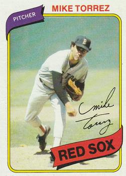 #455 Mike Torrez - Boston Red Sox - 1980 Topps Baseball