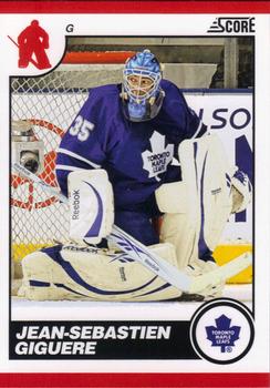 #455 Jean-Sebastien Giguere - Toronto Maple Leafs - 2010-11 Score Hockey