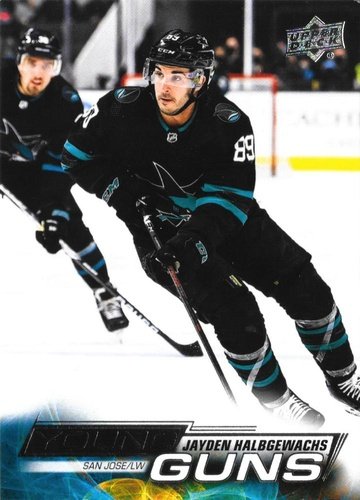 #456 Jayden Halbgewachs - San Jose Sharks - 2022-23 Upper Deck Hockey