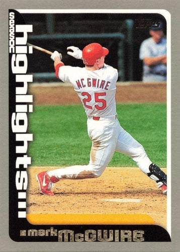 #456 Mark McGwire - St. Louis Cardinals - 2000 Topps Baseball