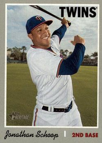 #456 Jonathan Schoop - Minnesota Twins - 2019 Topps Heritage Baseball